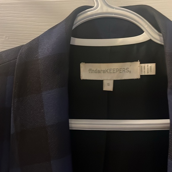 CHECKERED BLAZER SIZE S - Picture 2 of 4